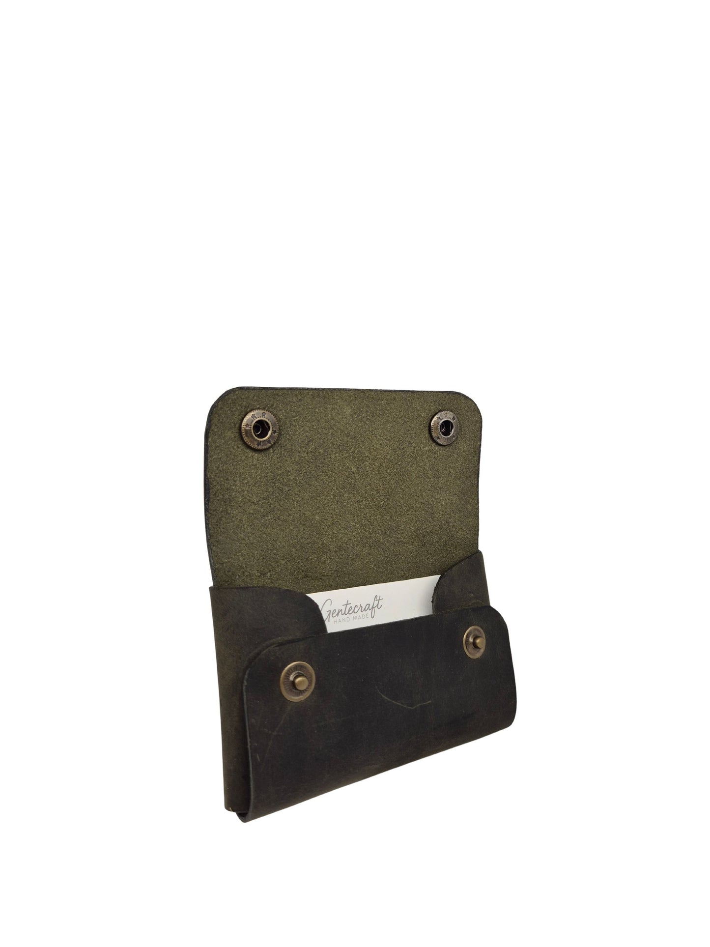 GenteCraft El Dikimi Unisex Hakiki Deri Cüzdan GC100002DCR