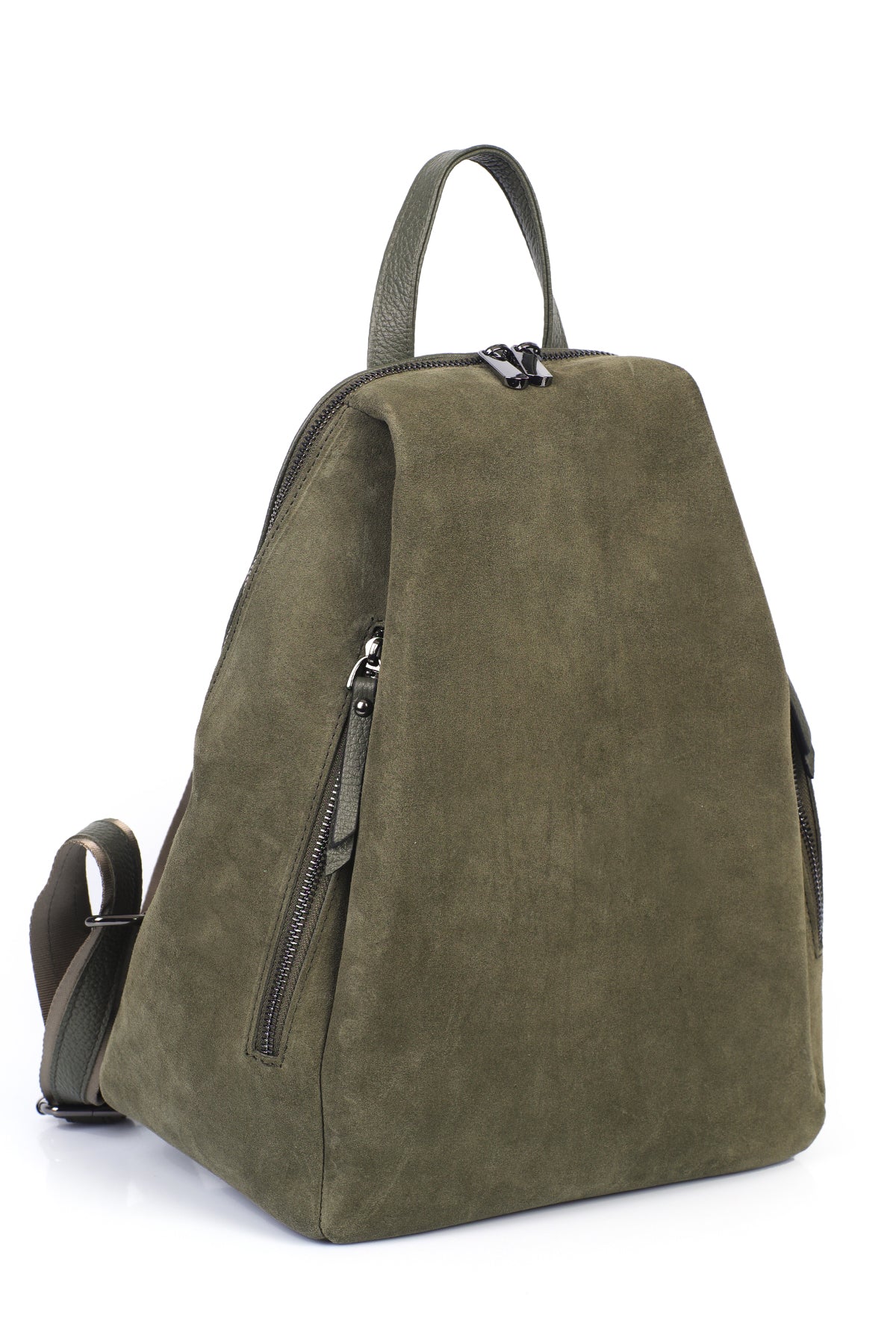 Hakiki Deri Süet Kadın Sırt Çantası YC042043HSD