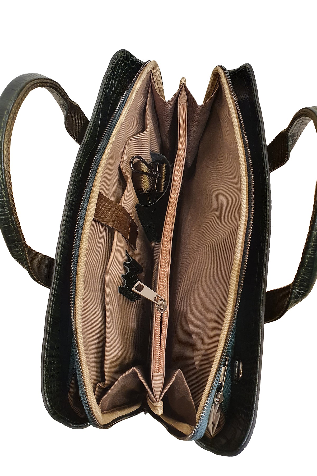 GENTE Hakiki Deri Unisex Laptop & Evrak Çantası GN071945DKR