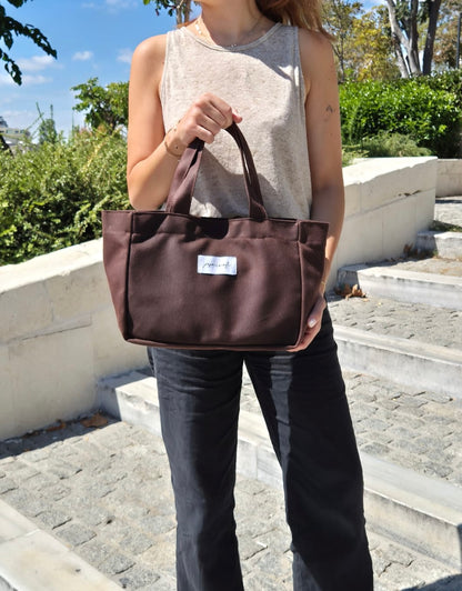 Uzun Saplı Çapraz Kanvas Omuz Çantası