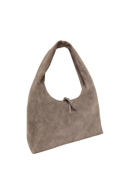 Hakiki Süet Deri Kadın Omuz Çantası YC012076HSD