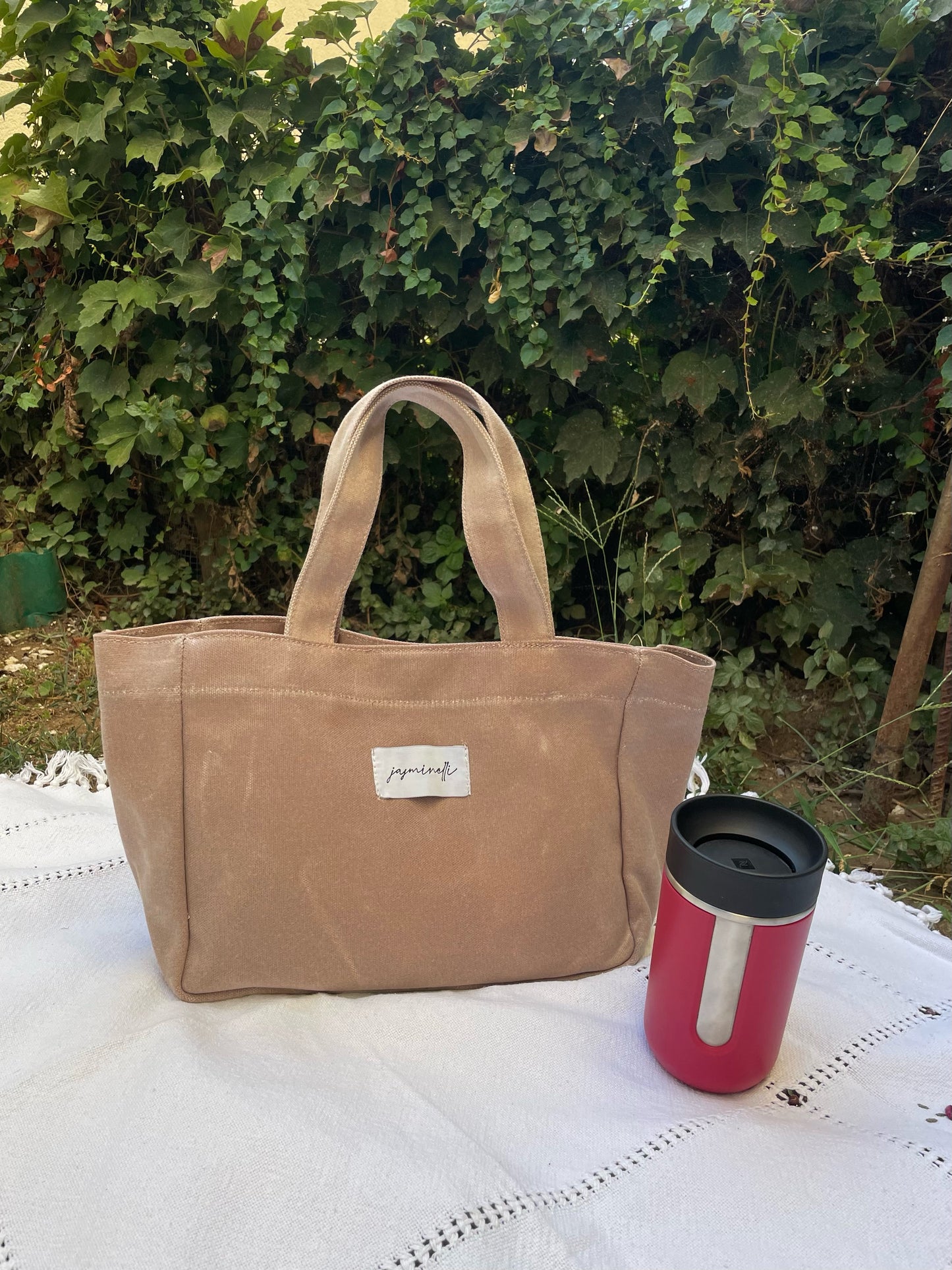 Uzun Saplı Çapraz Kanvas Omuz Çantası