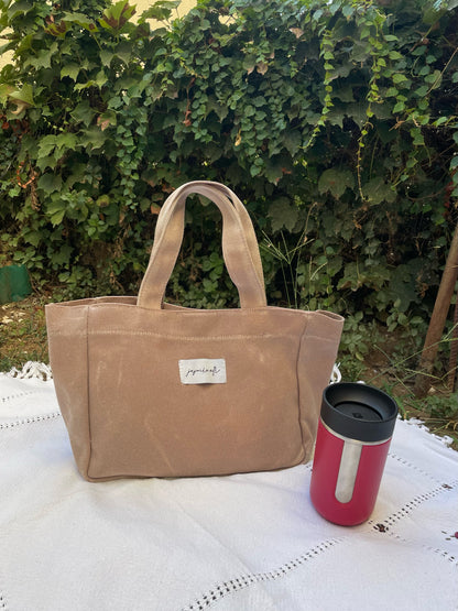 Uzun Saplı Çapraz Kanvas Omuz Çantası