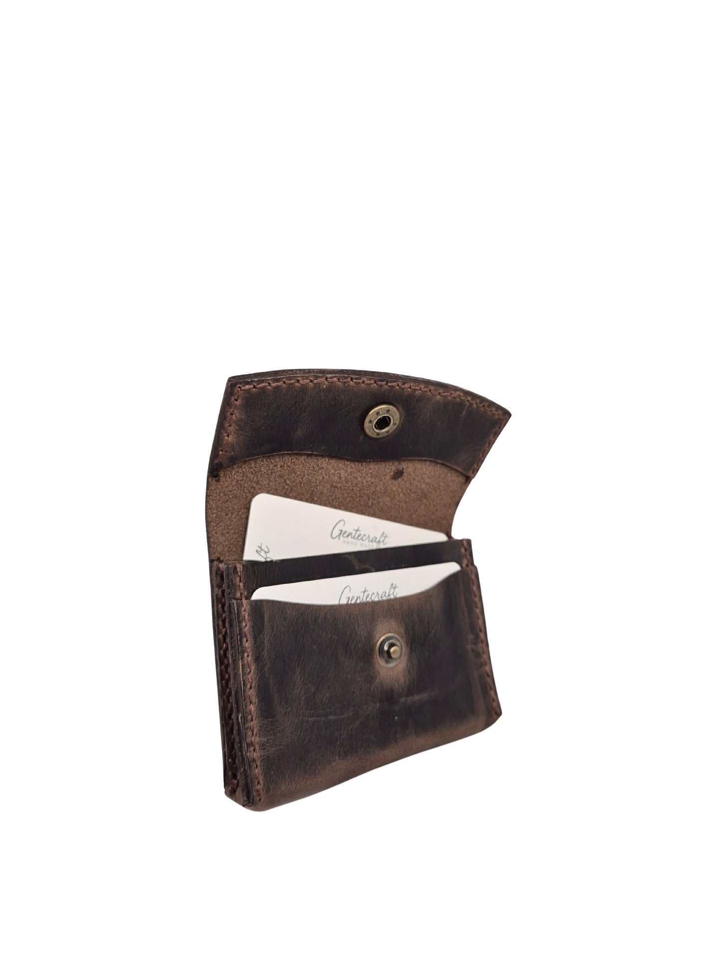 GenteCraft El Dikimi Unisex Hakiki Deri Cüzdan GC100001DCR