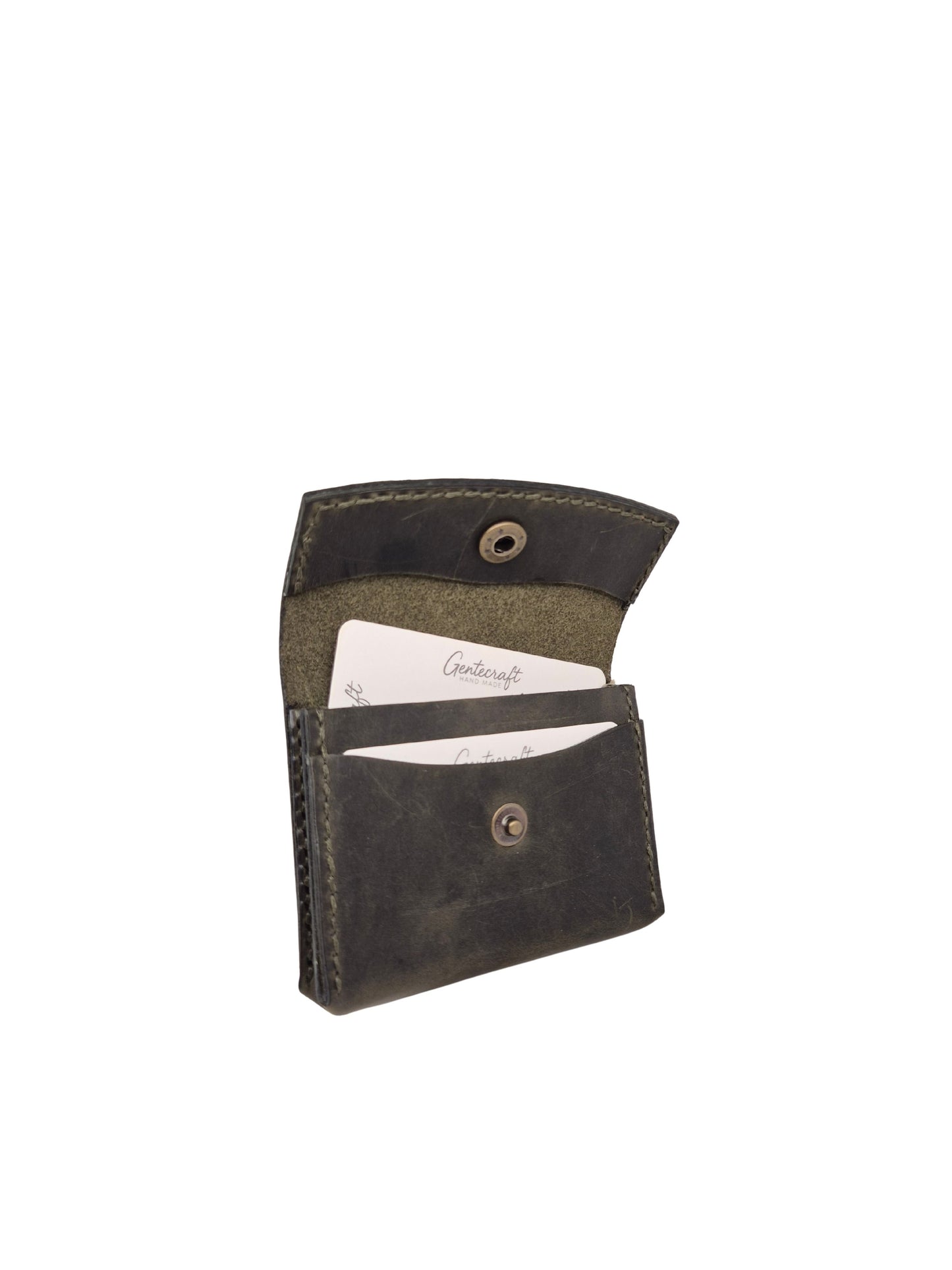 GenteCraft El Dikimi Unisex Hakiki Deri Cüzdan GC100001DCR