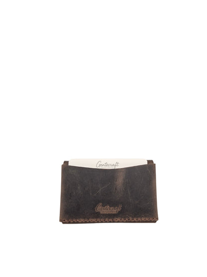 GenteCraft El Dikimi Unisex Hakiki Deri Cüzdan GC100002DCR