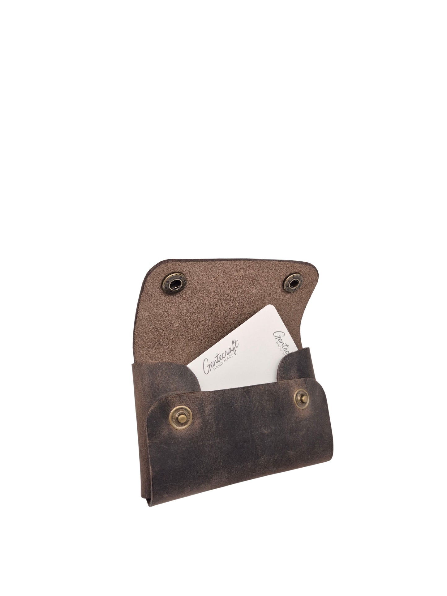 GenteCraft El Dikimi Unisex Hakiki Deri Cüzdan GC100002DCR