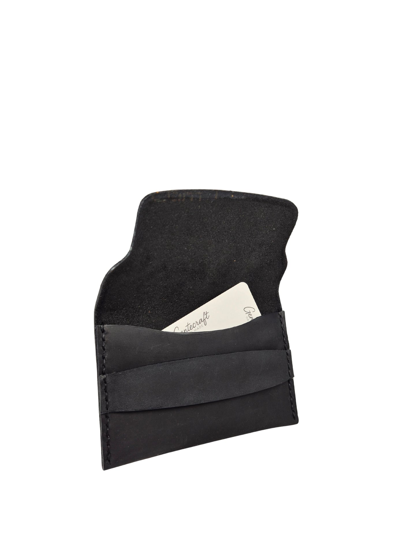 GenteCraft El Dikimi Unisex Hakiki Deri Cüzdan GC100009DCR