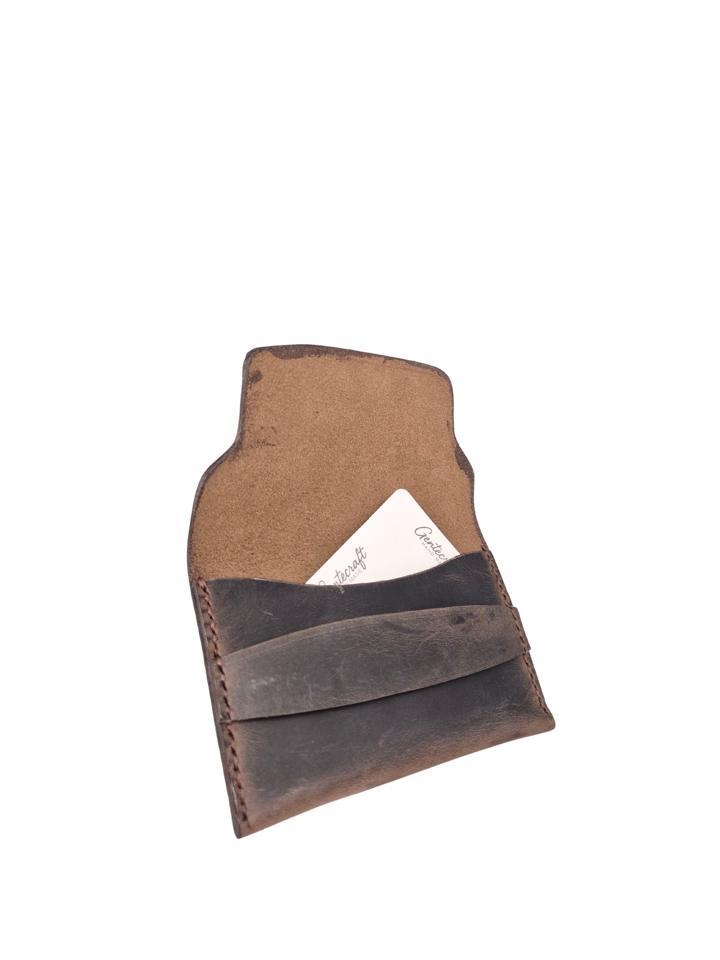 GenteCraft El Dikimi Unisex Hakiki Deri Cüzdan GC100009DCR