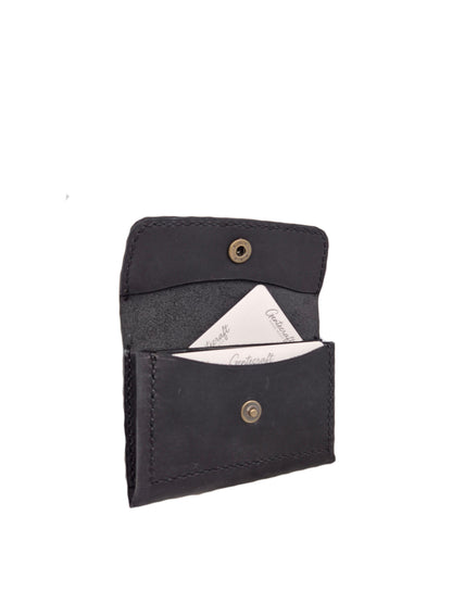 GenteCraft El Dikimi Unisex Hakiki Deri Cüzdan GC100010DCR