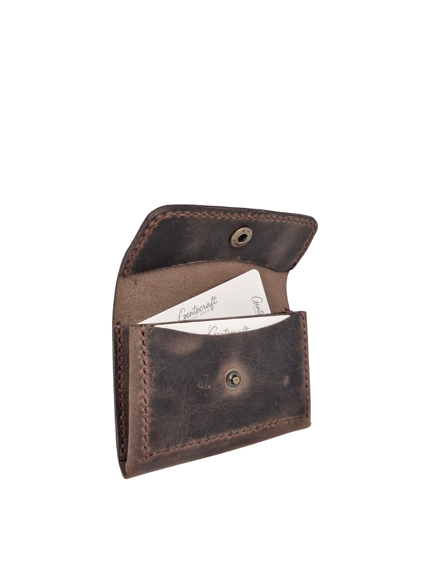 GenteCraft El Dikimi Unisex Hakiki Deri Cüzdan GC100010DCR