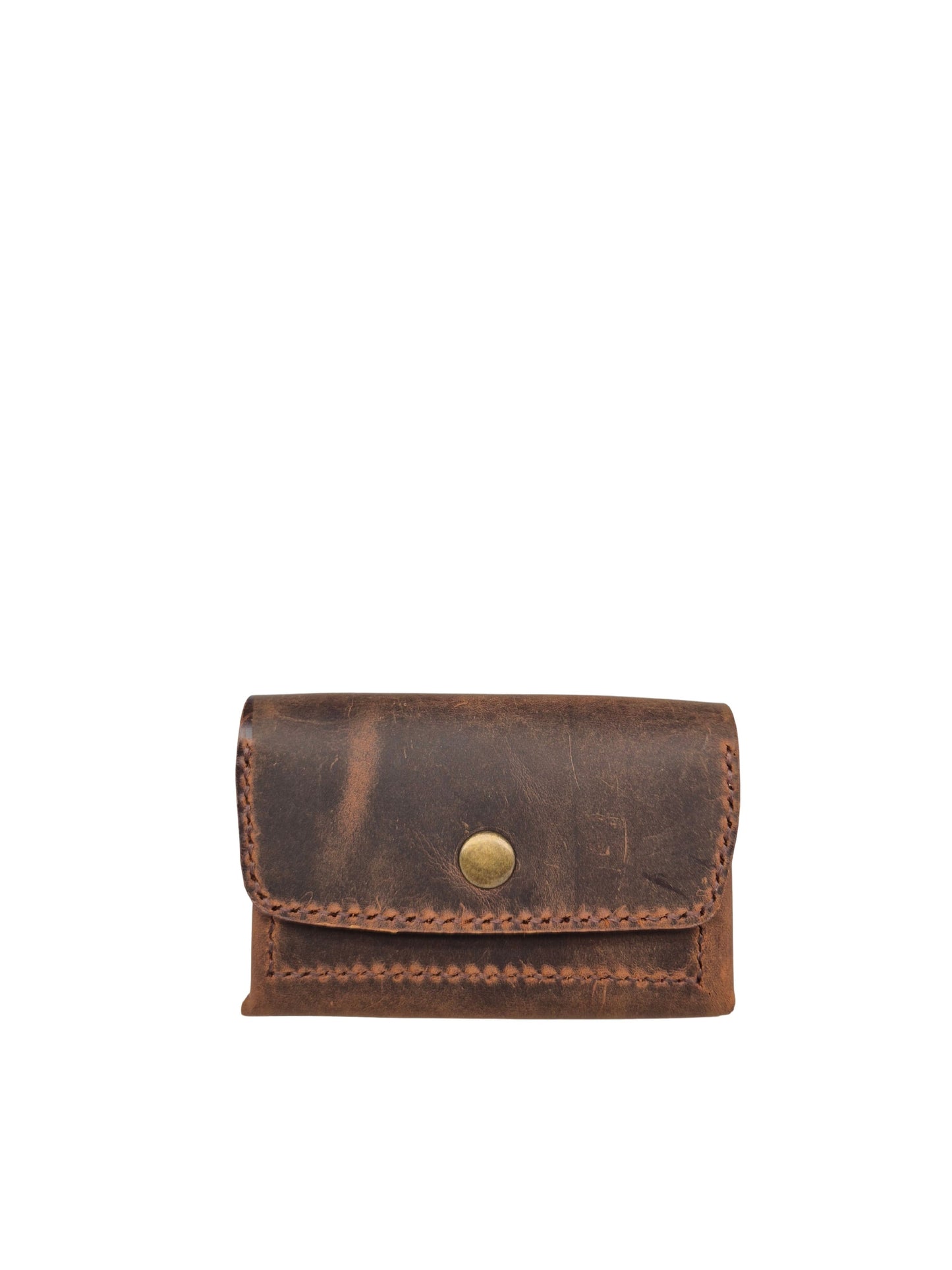 GenteCraft El Dikimi Unisex Hakiki Deri Cüzdan GC100010DCR