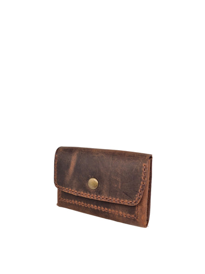 GenteCraft El Dikimi Unisex Hakiki Deri Cüzdan GC100010DCR