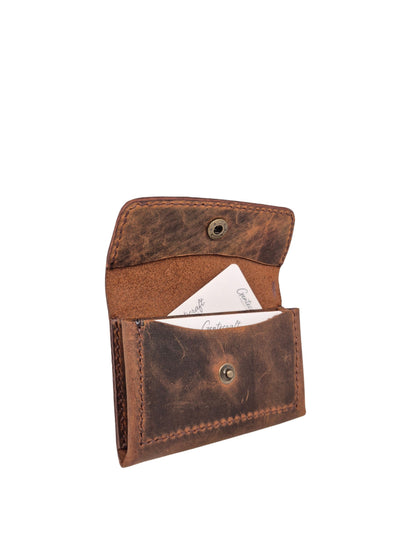 GenteCraft El Dikimi Unisex Hakiki Deri Cüzdan GC100010DCR