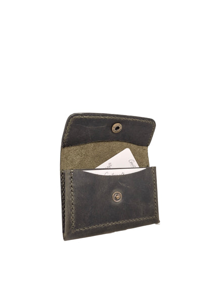 GenteCraft El Dikimi Unisex Hakiki Deri Cüzdan GC100010DCR