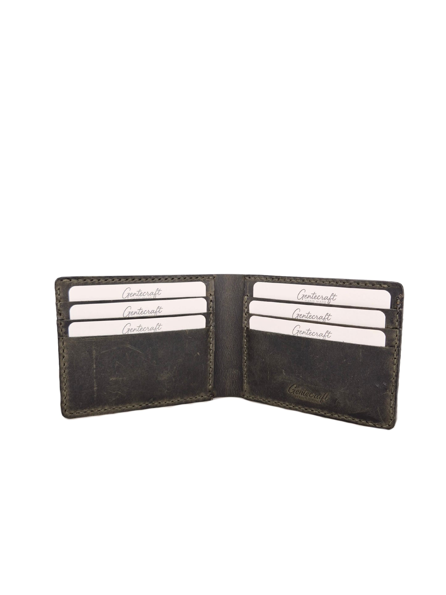 GenteCraft El Dikimi Unisex Hakiki Deri Cüzdan GC100016DCR