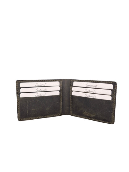 GenteCraft El Dikimi Unisex Hakiki Deri Cüzdan GC100016DCR