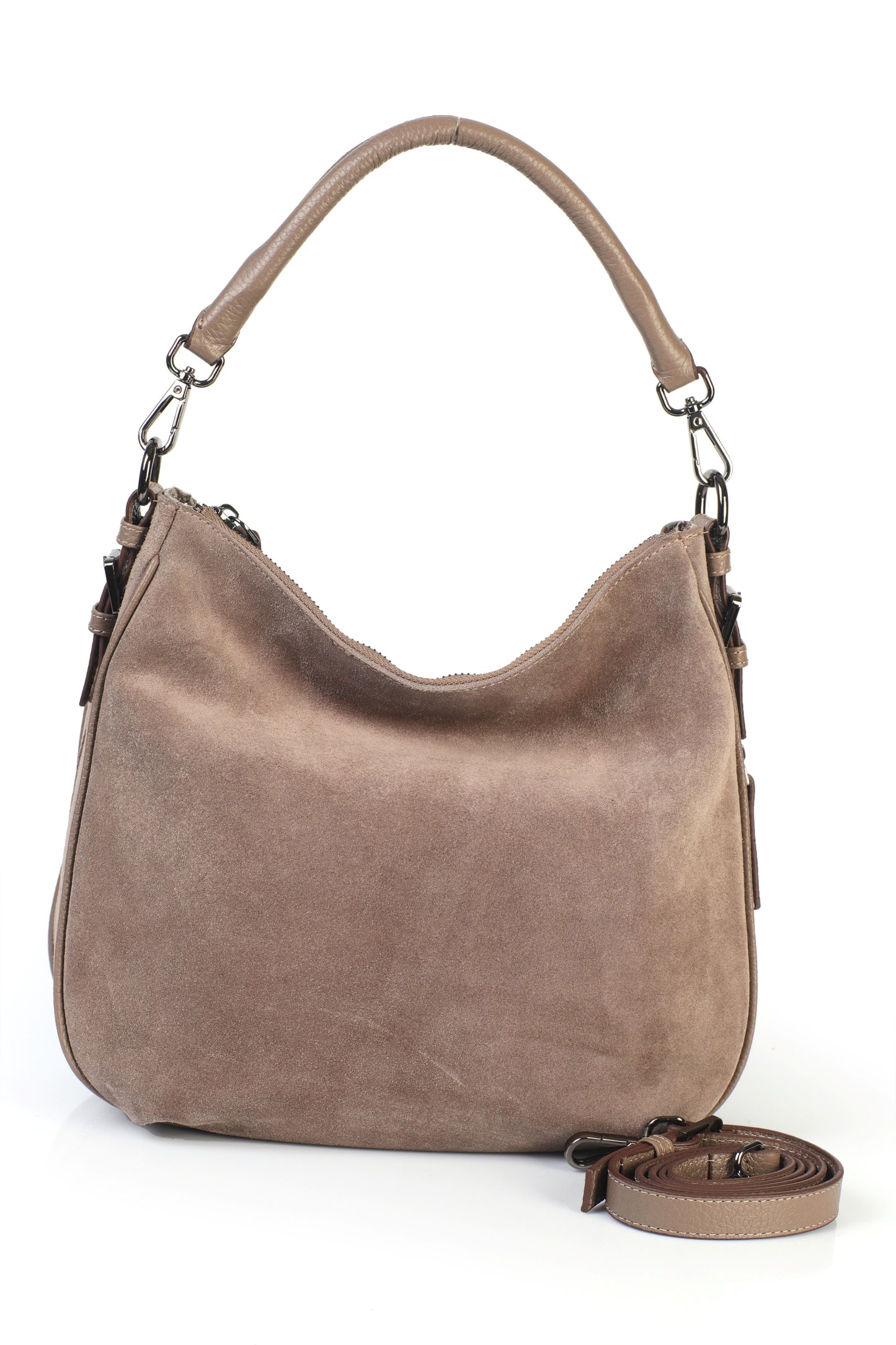 Hakiki Süet Deri Kadın Omuz/Çapraz Çantası YC012090HSD