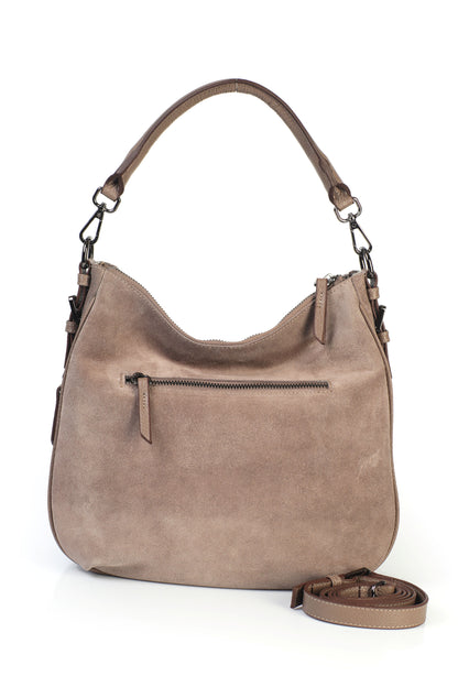 Hakiki Süet Deri Kadın Omuz/Çapraz Çantası YC012090HSD