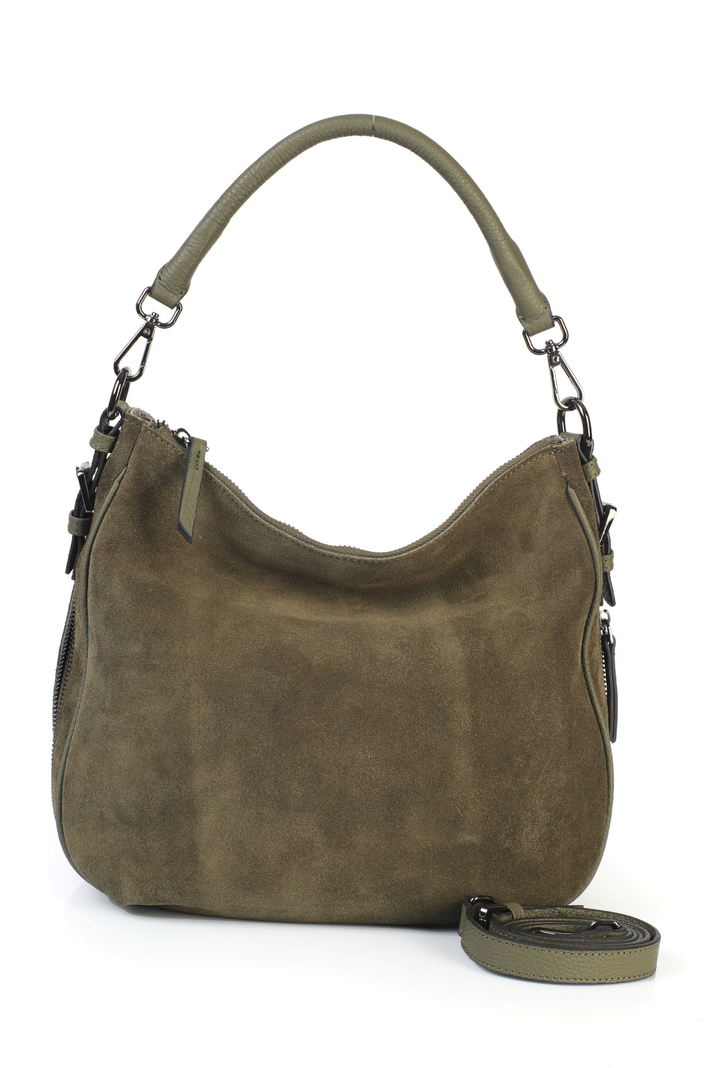 Hakiki Süet Deri Kadın Omuz/Çapraz Çantası YC012090HSD