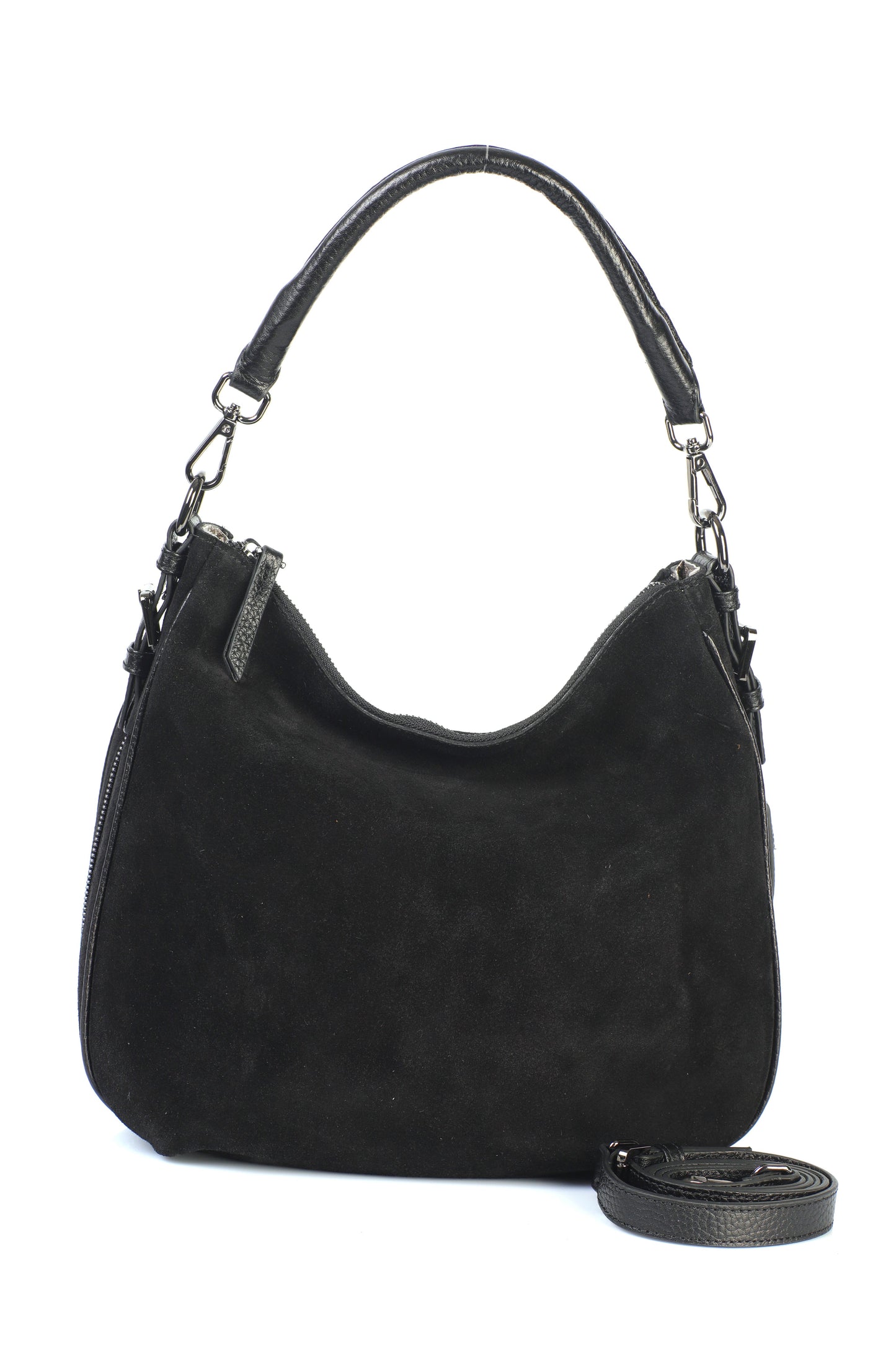 Hakiki Süet Deri Kadın Omuz/Çapraz Çantası YC012090HSD