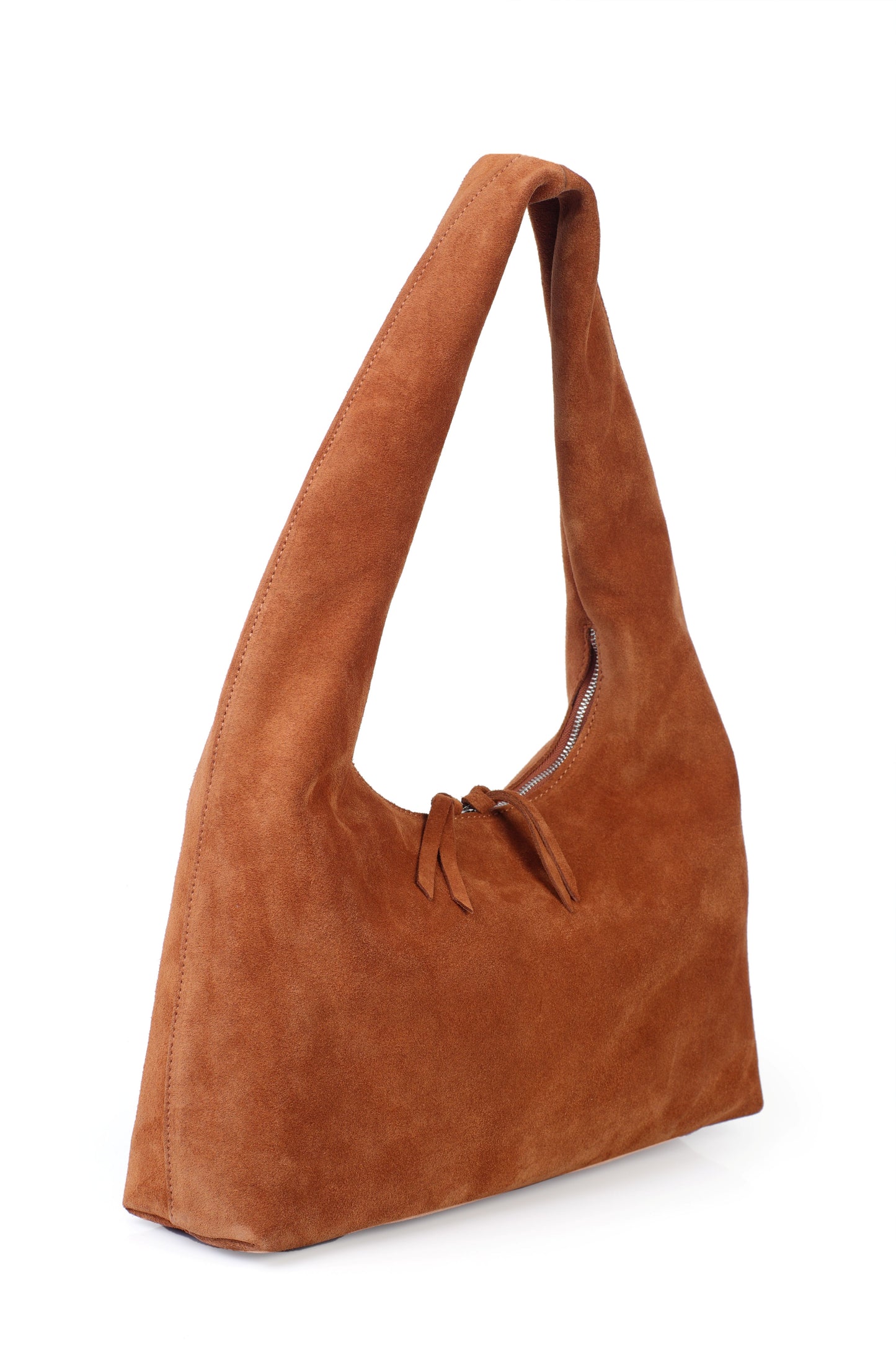 Hakiki Süet Deri Kadın Omuz Çantası YC012076HSD