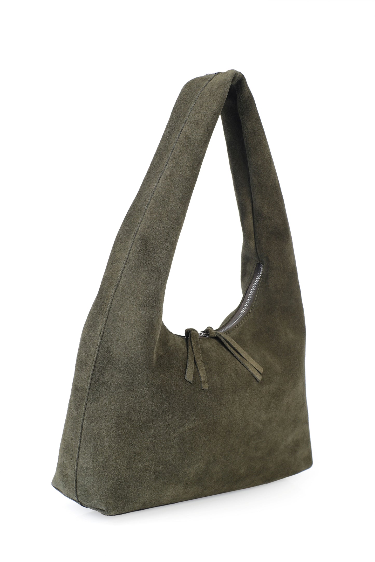 Hakiki Süet Deri Kadın Omuz Çantası YC012076HSD