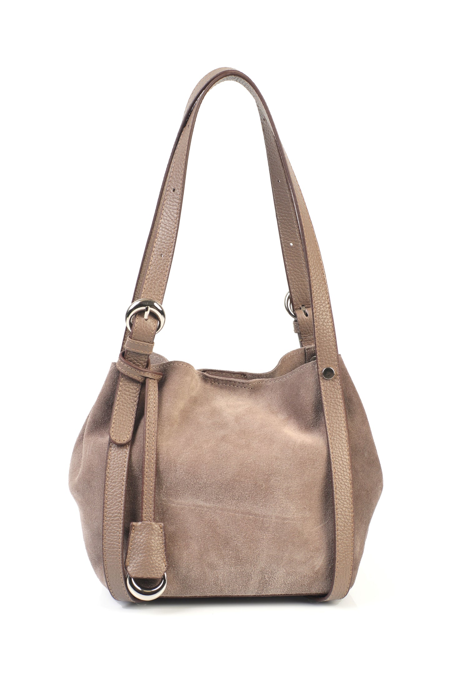 Hakiki Süet Deri Kadın Kol Çantası YC012092HSD