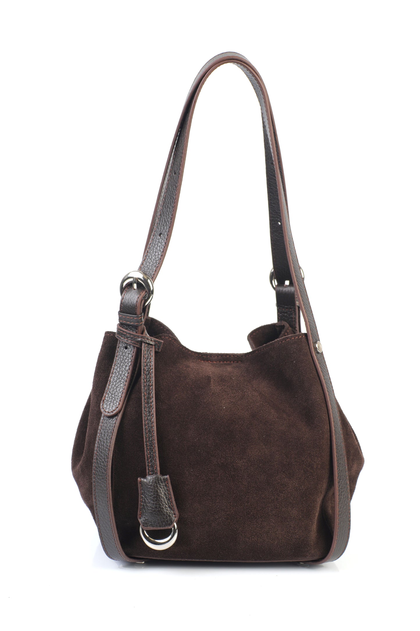 Hakiki Süet Deri Kadın Kol Çantası YC012092HSD