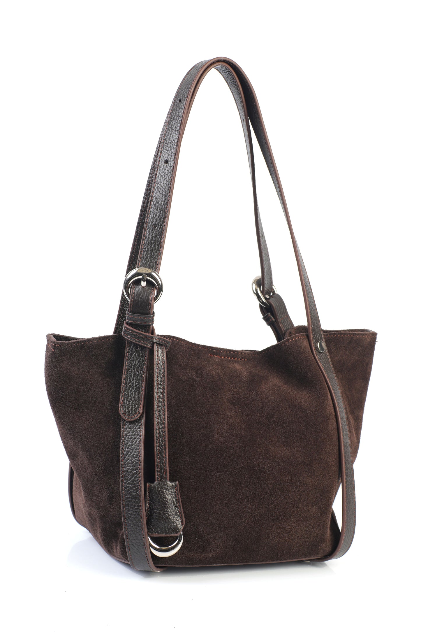 Hakiki Süet Deri Kadın Kol Çantası YC012092HSD