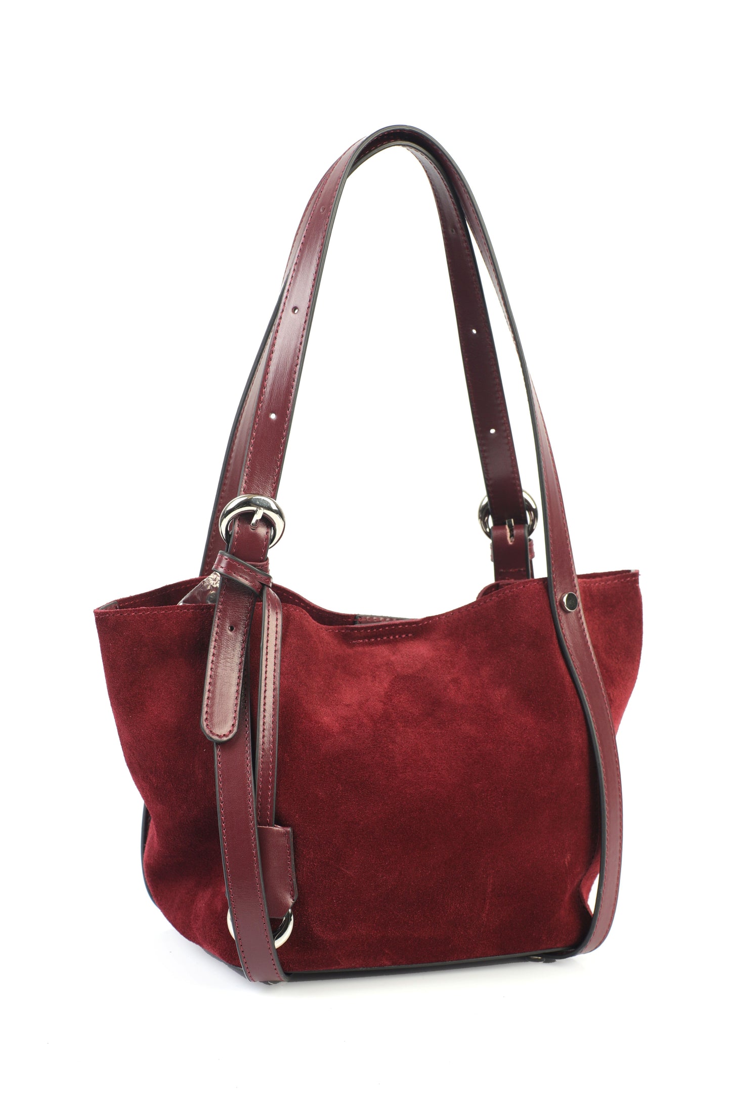 Hakiki Süet Deri Kadın Kol Çantası YC012092HSD