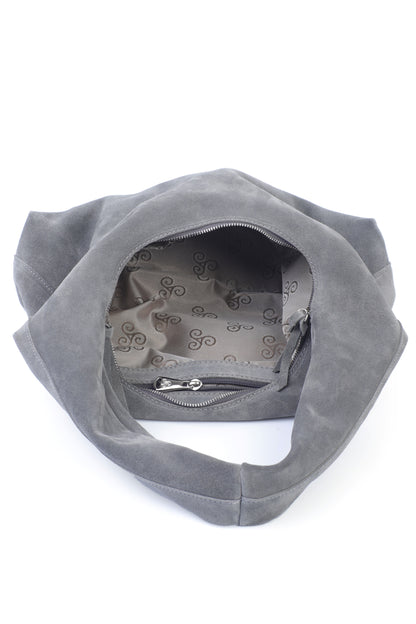 Hakiki Süet Deri Kadın Omuz Çantası YC012076HSD