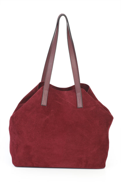 Hakiki Süet Deri Kadın Omuz/Çapraz Çantası YC012089HSD