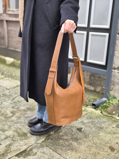 Hakiki Deri Kadın Omuz Çantası YC012086DRL