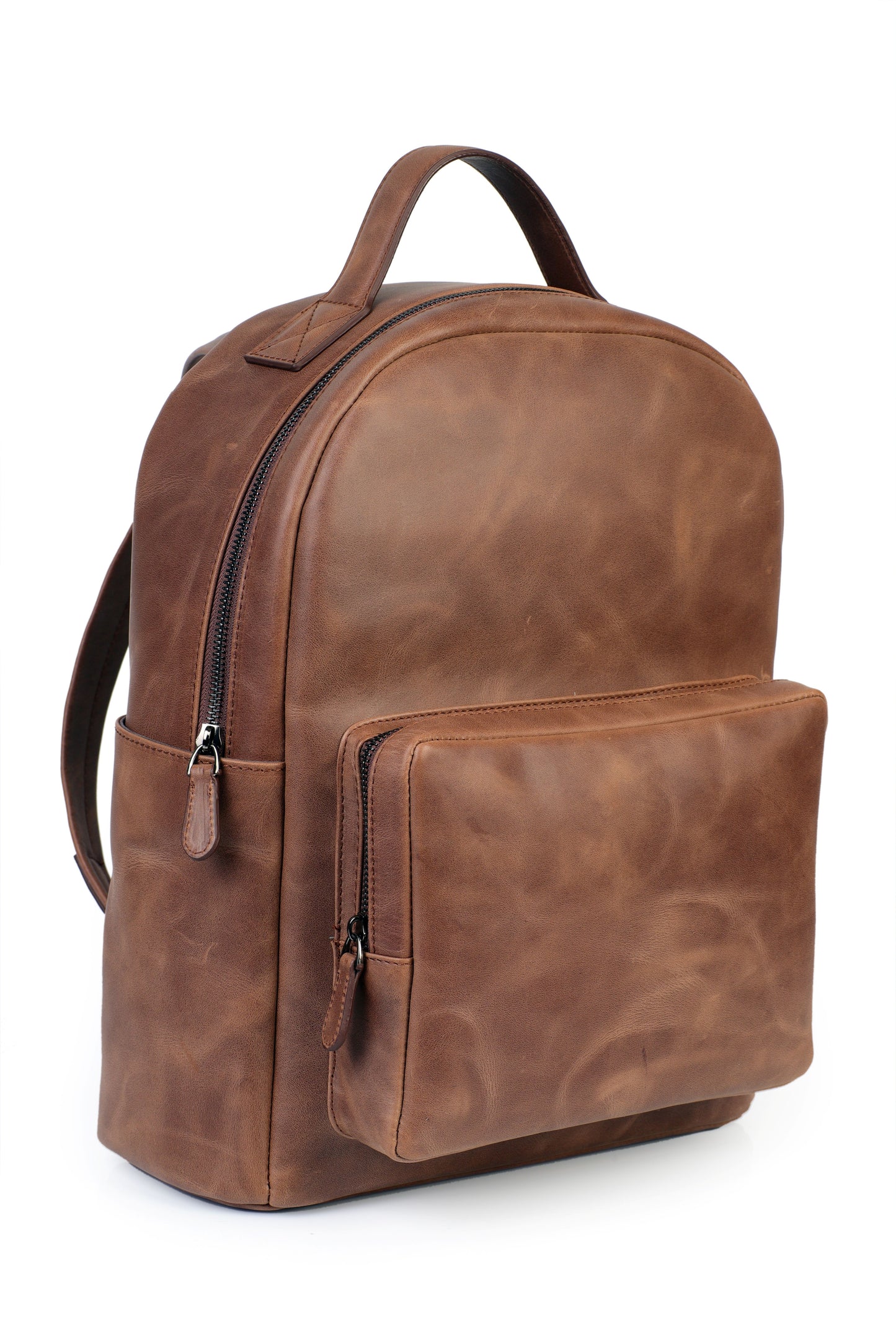 GENTE Hakiki Deri Unisex Sırt Çantası GN042040DCR