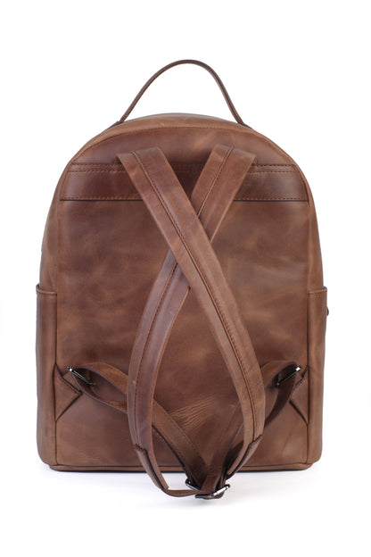 GENTE Hakiki Deri Unisex Sırt Çantası GN042040DCR