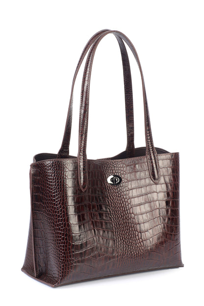 Hakiki Deri Kadın Omuz Çantası YC012074DKR