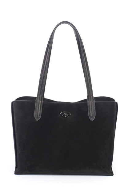 Hakiki Süet Deri Kadın Omuz Çantası YC012074HSD