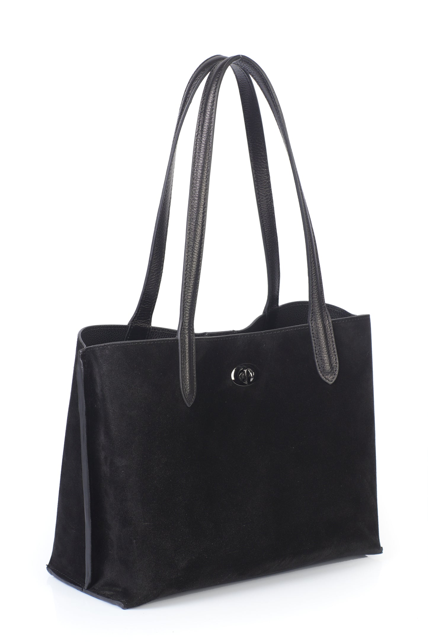 Hakiki Süet Deri Kadın Omuz Çantası YC012074HSD