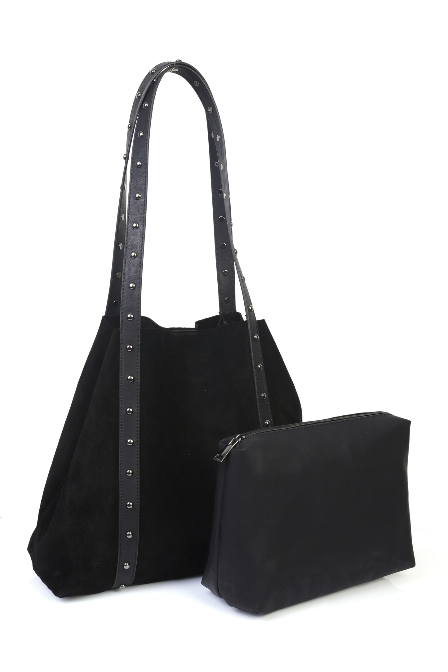 Hakiki Süet Deri Kadın Omuz Çantası YC012075HSD