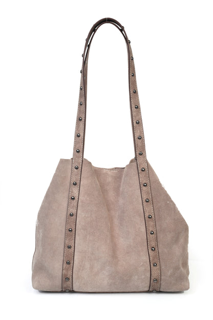 Hakiki Süet Deri Kadın Omuz Çantası YC012075HSD