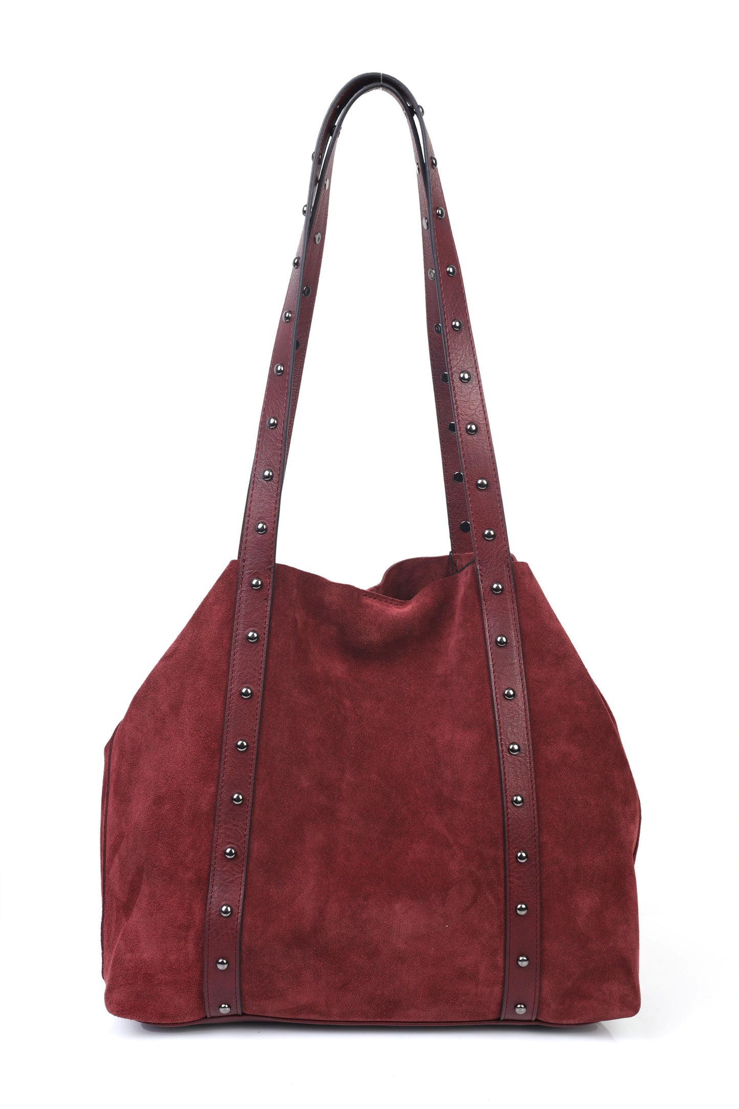 Hakiki Süet Deri Kadın Omuz Çantası YC012075HSD