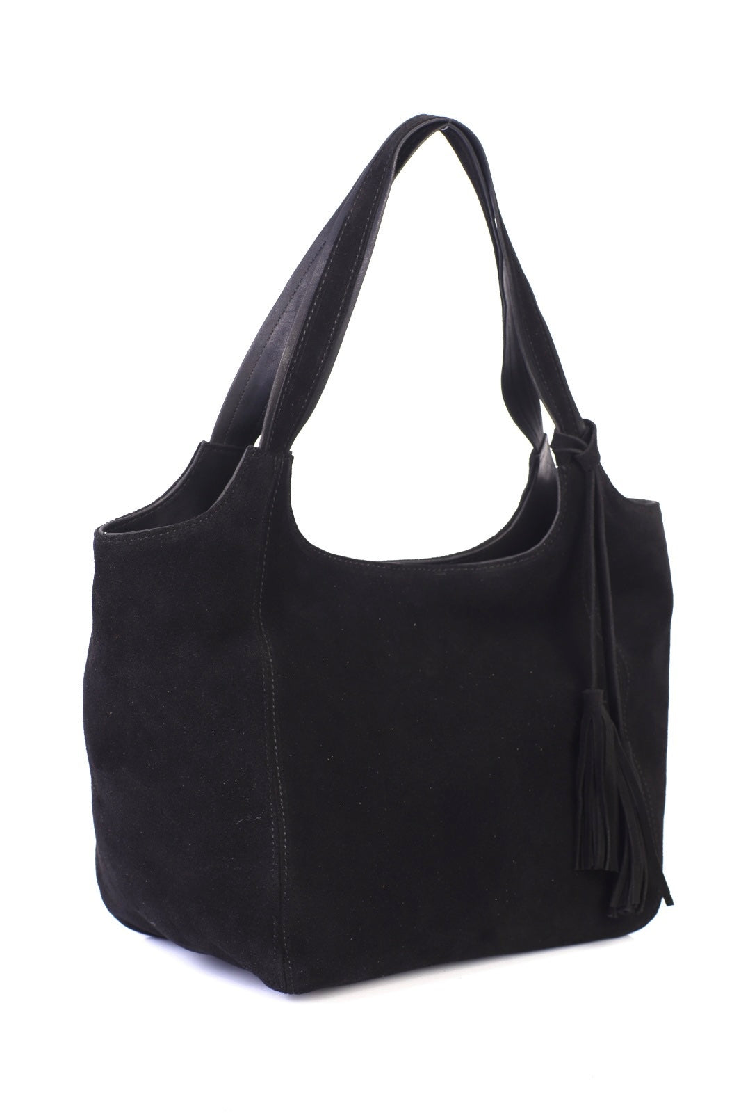 Hakiki Süet Deri Kadın Omuz Çantası YC012079HSD