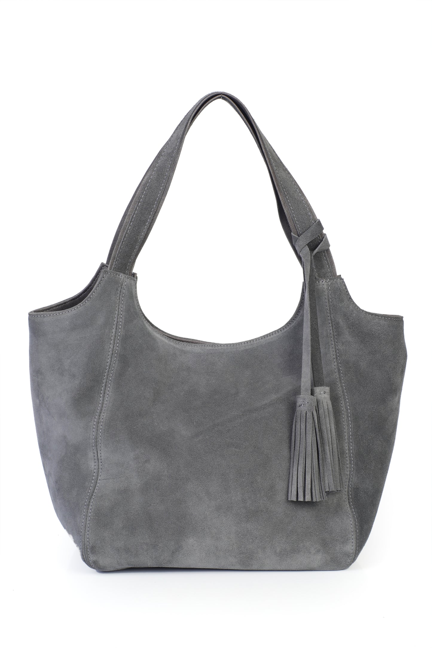 Hakiki Süet Deri Kadın Omuz Çantası YC012079HSD