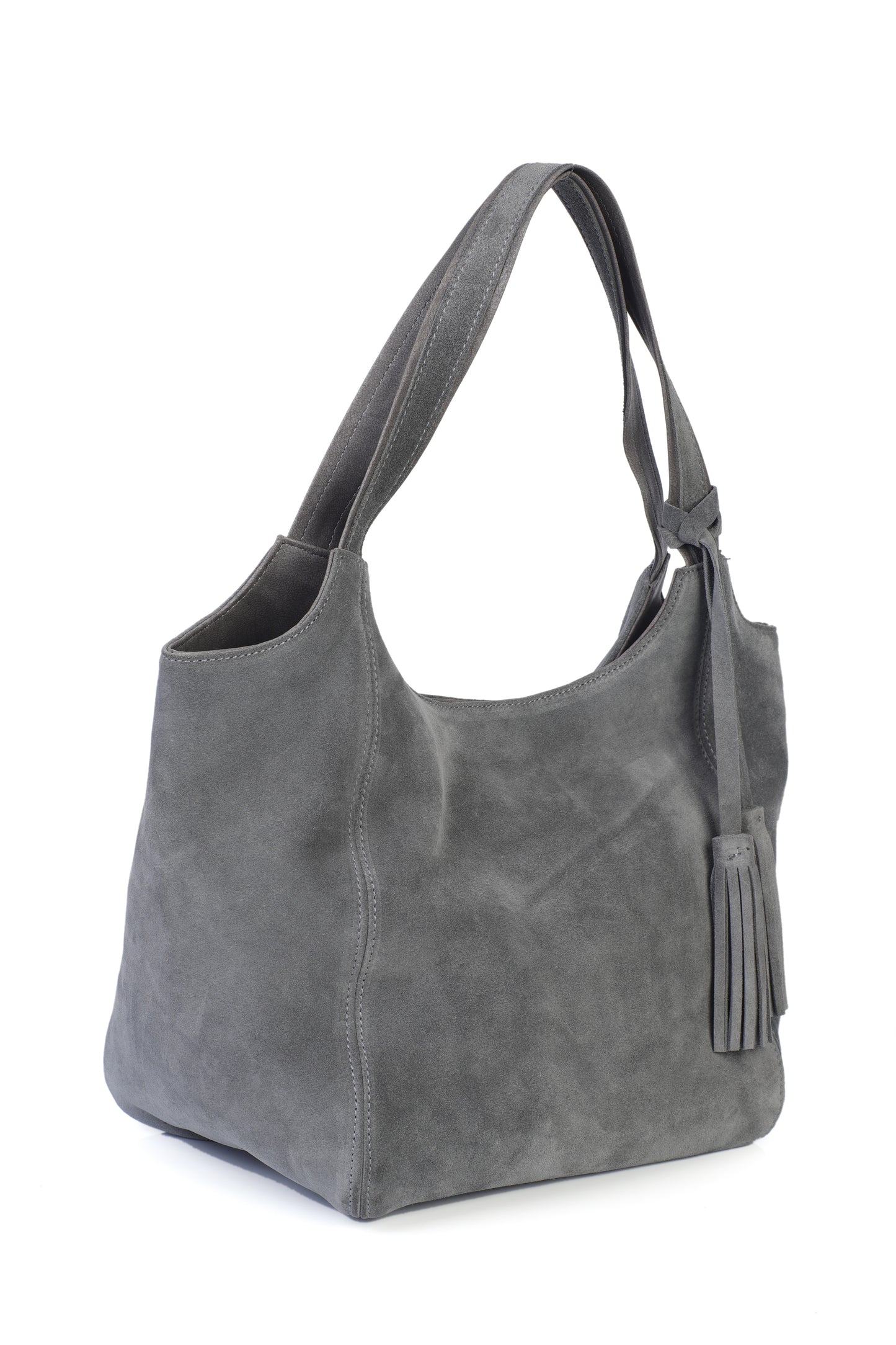 Hakiki Süet Deri Kadın Omuz Çantası YC012079HSD