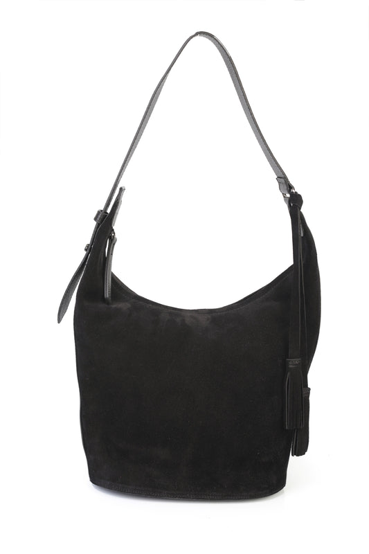 Hakiki Süet Deri Kadın Omuz Çantası YC012086HSD