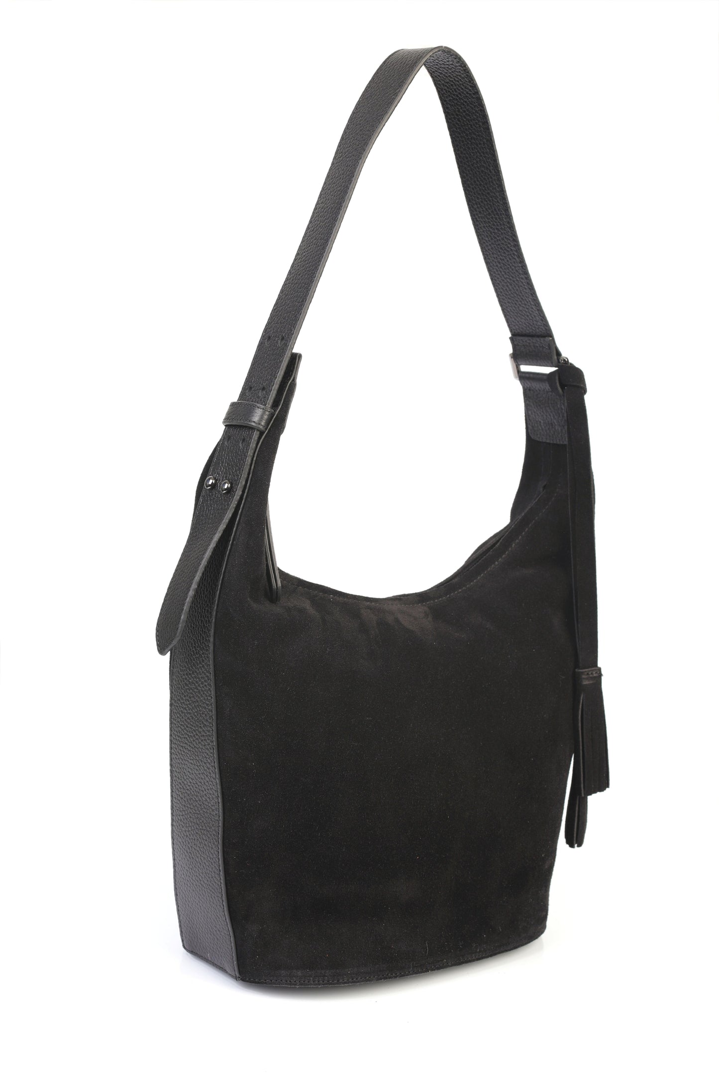 Hakiki Süet Deri Kadın Omuz Çantası YC012086HSD