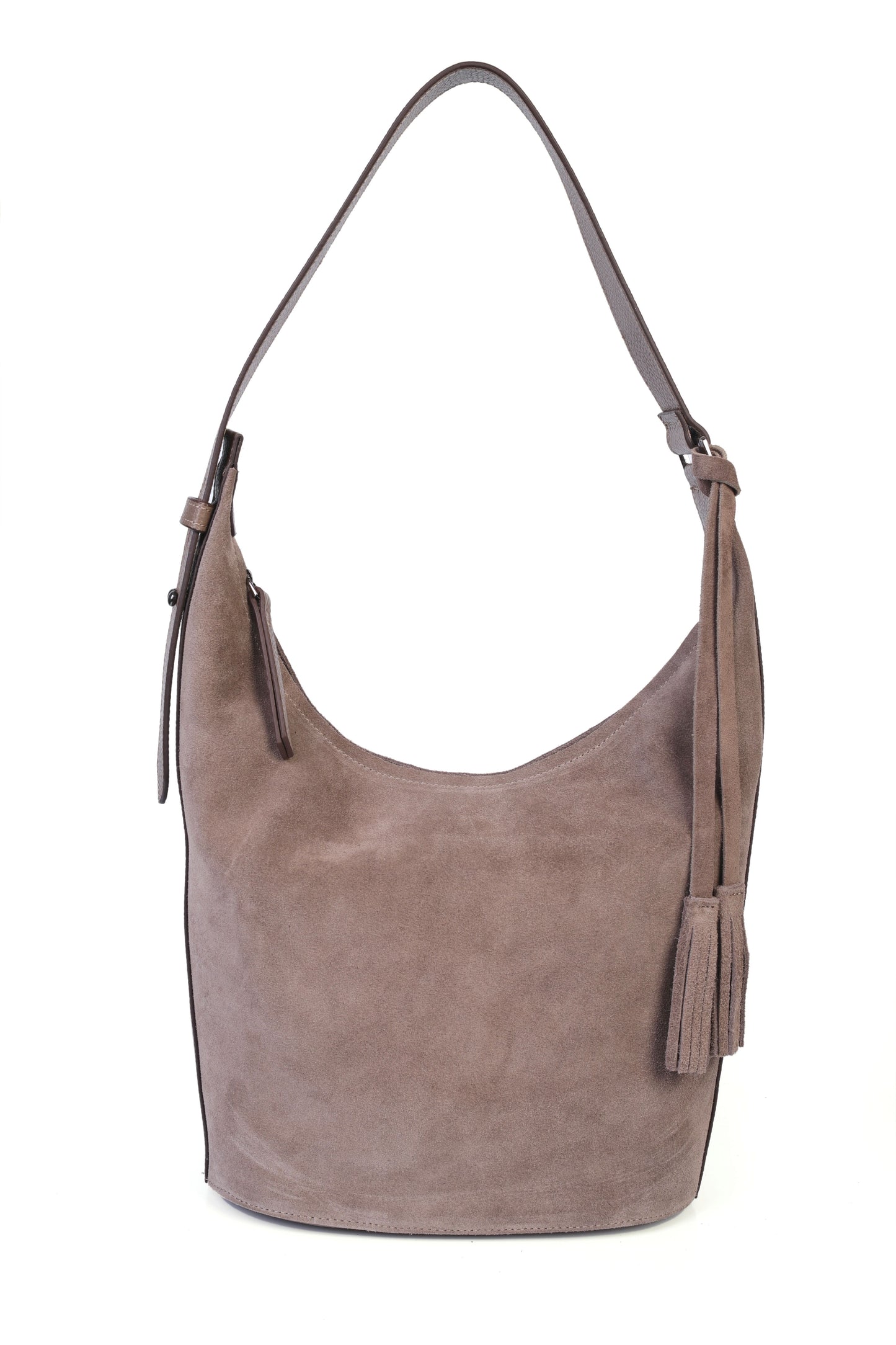 Hakiki Süet Deri Kadın Omuz Çantası YC012086HSD