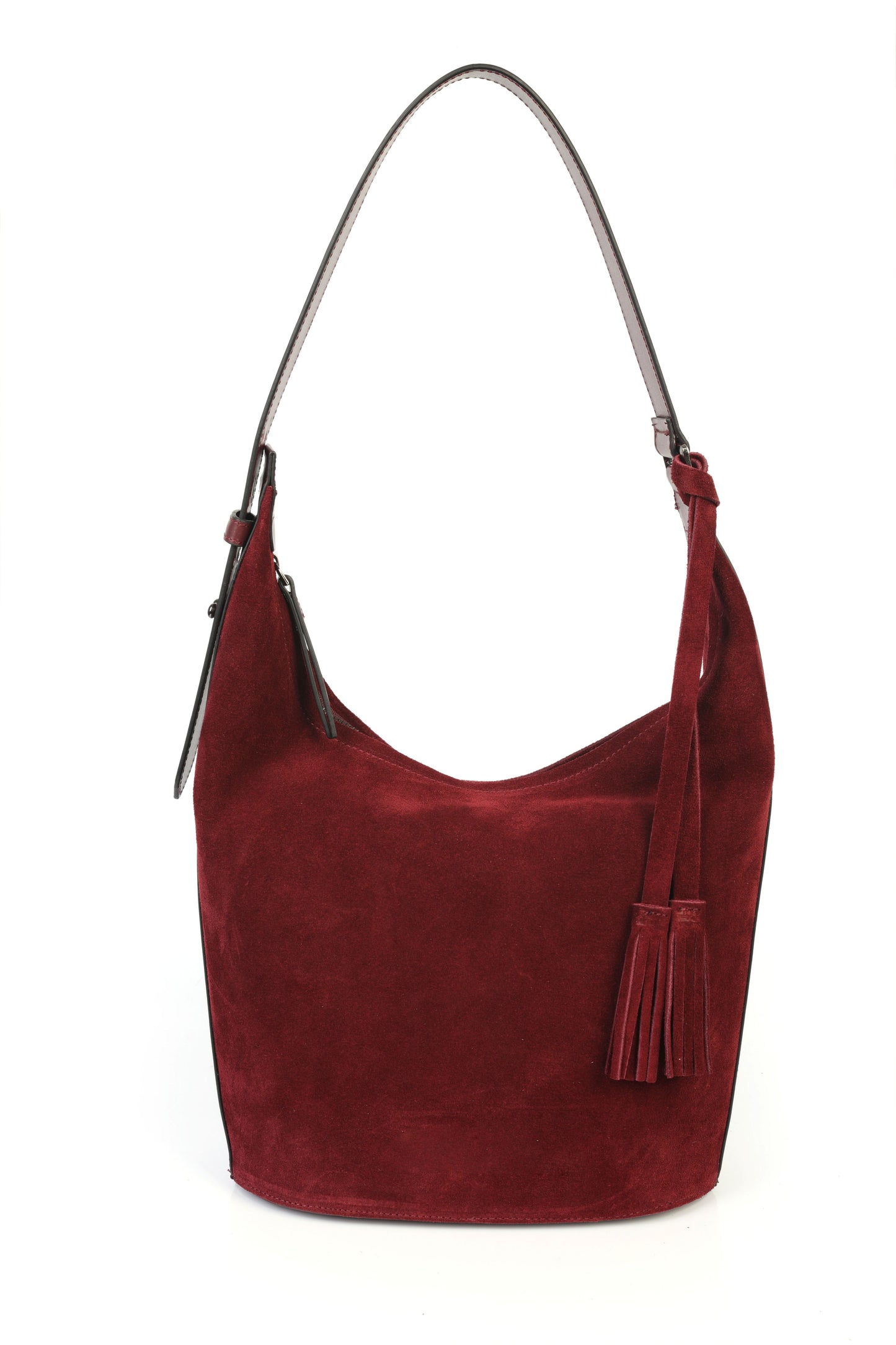 Hakiki Süet Deri Kadın Omuz Çantası YC012086HSD