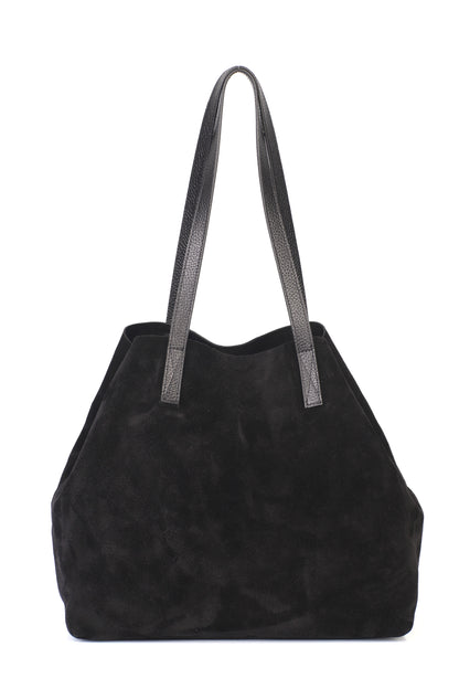 Hakiki Süet Deri Kadın Omuz/Çapraz Çantası YC012089HSD